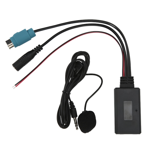 Bil Bluetooth5.0 AUX-modul håndfri mikrofon ABS slitesterk antialdring for Alpine KCE‑236B