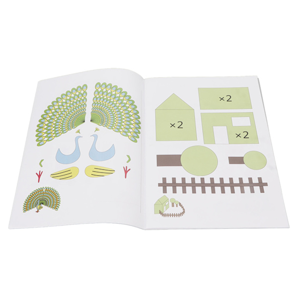 3D-skrivarritpapper, färgglatt, 20 ark, 40 mönster, tjockt papper, 3D-pennmallar för barn, familjesamarbete