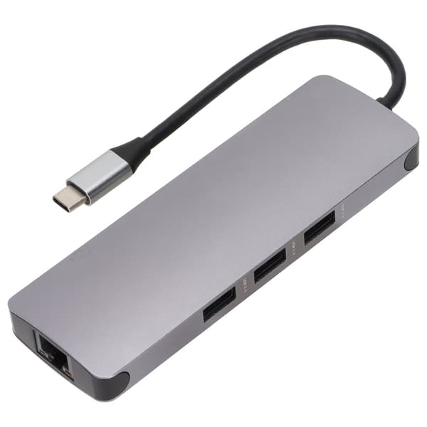 Multifunktionel Hub 9 i 1 Hurtig Transmission Varmeafledning High Definition Multimedia Interface Hub
