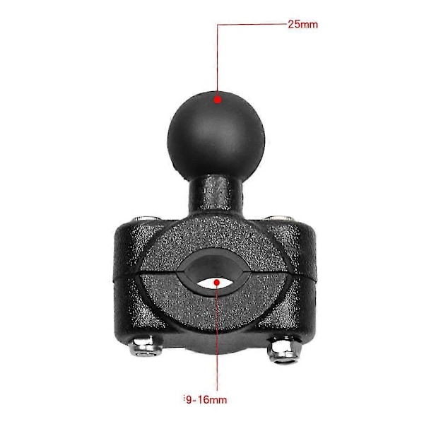 Moottoripyörän taustapeilin kamerateline Insta 360 One/One X/Osmo/Hero -pyörän ohjaustangon kiinnike, tukeva puristin