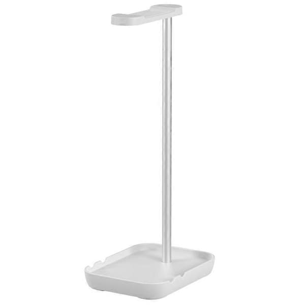 JD080 Avtakbart hodetelefonstativ i aluminiumlegering for gamingheadset og telefonholder White