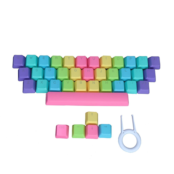 PBT 39 Tangenter DIY Anpassade Mekaniska Gamingtangentbord Universella Tangenter