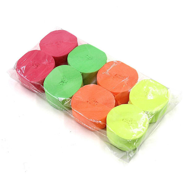 Super Lys UV Sortlys Reaktiv Neon Tape (8-pak)