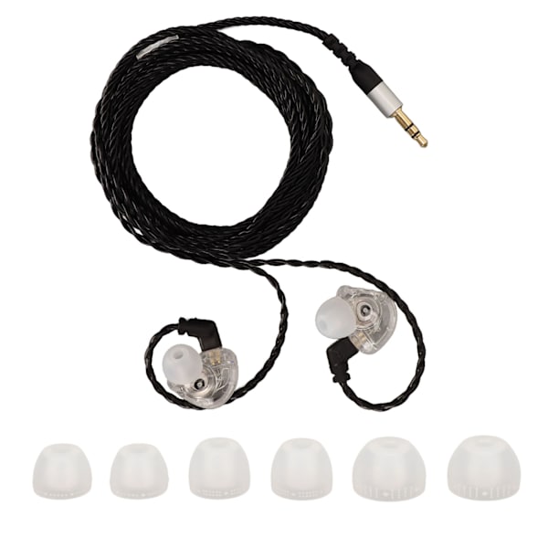 HiFi kablede ørepropper Profesjonell stereo tung bass kablet monitorhodetelefon for musiker sanger DJ