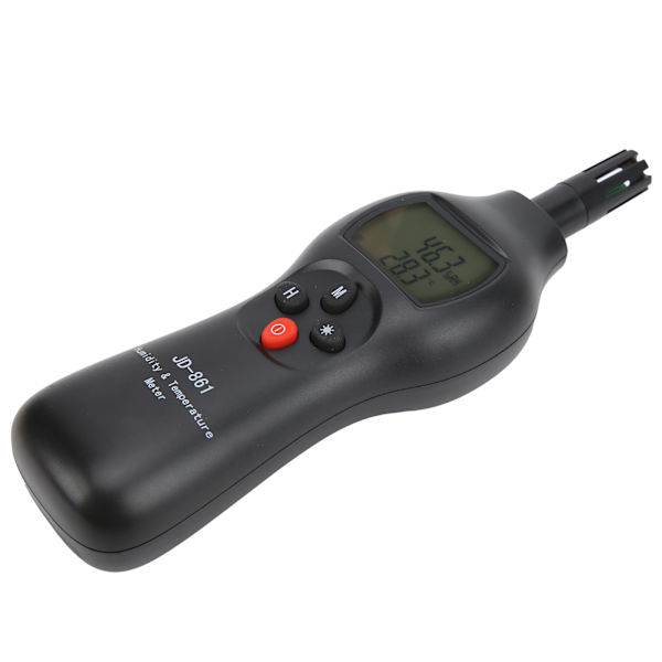 JD‑861 Temperatur- og fugtighedsmåler, bærbar digital skærm, multifunktionelt måleinstrument