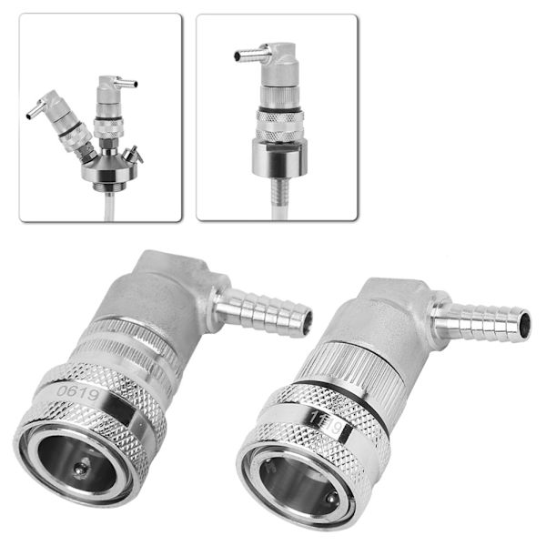 Quick Connector Tønde Dispenser Rustfrit stål Kuglelås Hjemmebrygget øl Tønde tilbehør