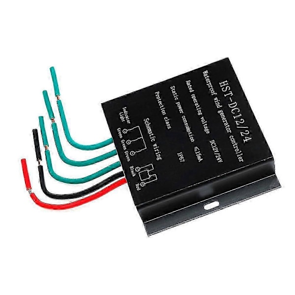 12V/24V 9000W Vindmølle Generator Controller Vandtæt Batteri Opladning Overspændingsbeskyttelse C