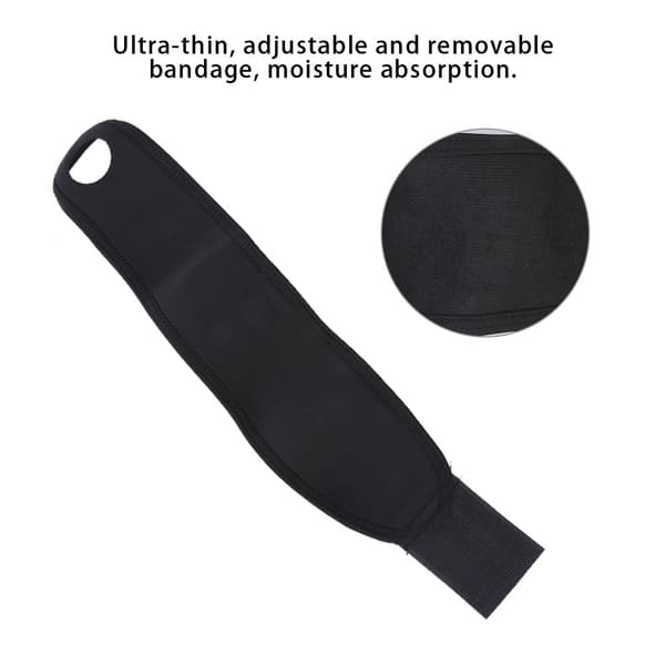 Unisex Justerbar Elastisk Håndledsstøtte Håndledsrem Beskyttelse Fitness Håndledsbind Sort One Size
