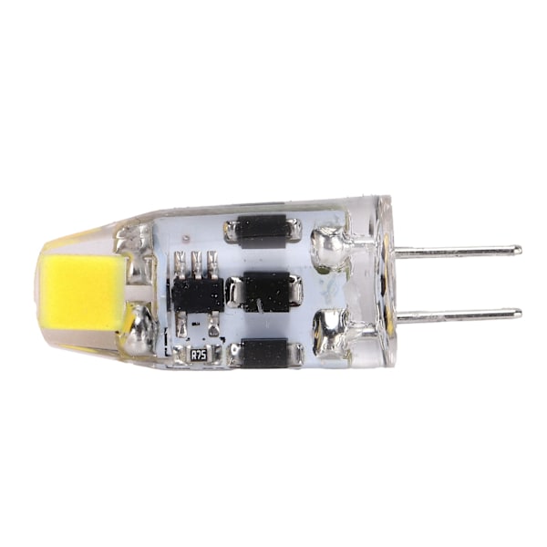 G4 Polttimo 2W 200LM 360° Himmentävä silikoni BiPin LED-lamppu kotitoimistoon AC DC 1224V (kylmä valkoinen 60006500K)