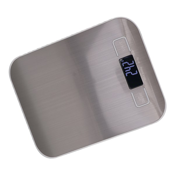 Köksskala 0,035oz till 11,0lb LCD-display Rostfritt stål Batteridriven Kaffeskala för Familj Café Matlagning