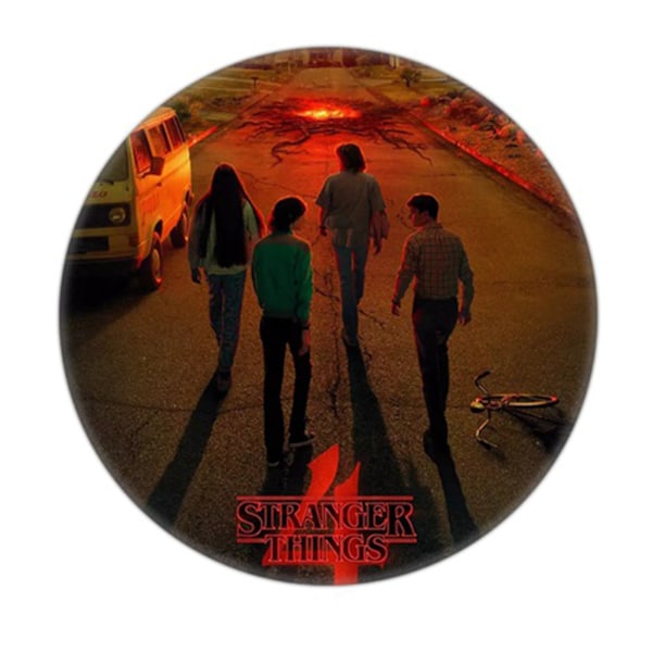 Stranger Things Pin Badges Set