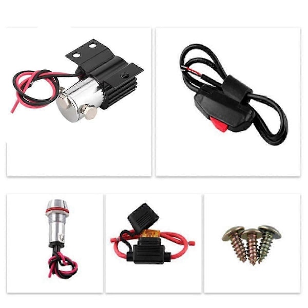 Bil Line Lock Kit Solenoid Lås 1000 Psi Bremse Line Lock Roll Control Bremse Lås Bakre Front 12-16V Systemer Holder