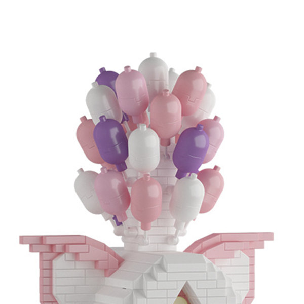 Mikobyggset 3D Miniblock Ballong hus Monteringsspel DIY Pusselblockset för barn 3999 delar Typ 3
