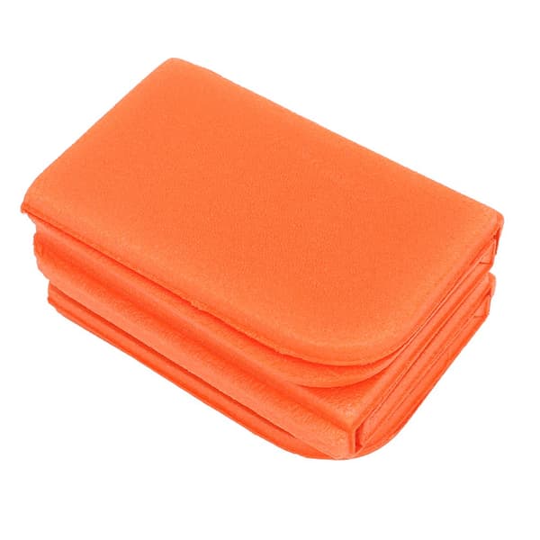 Sammenfoldelig sædehynde Bærbar Vandtæt Picnictæppe (Orange)