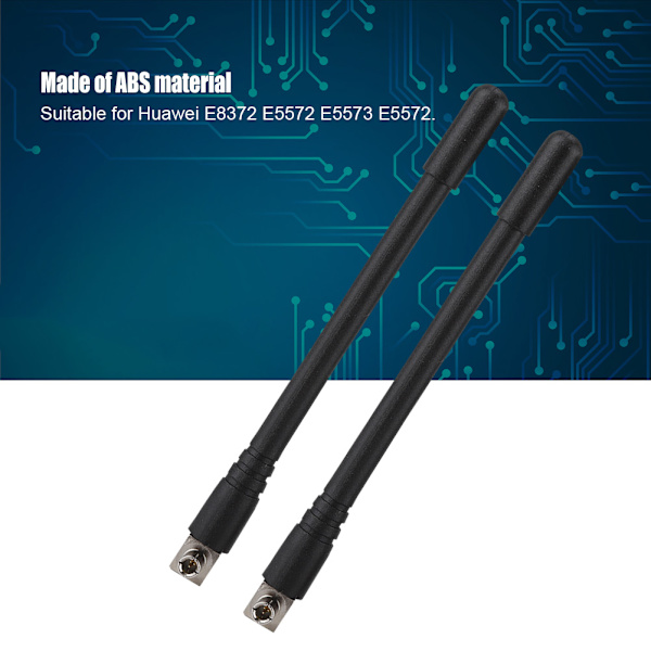 2 STK 4G LTE 5dBi Antenne Booster TS9 stik til Huawei E8372 E5572 E5573 E5572