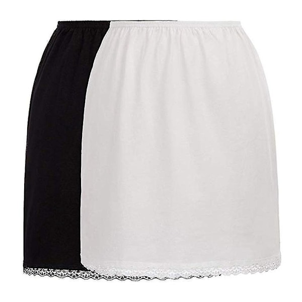 Valkoinen pitsi Lady Short Petticoat Extender Slip