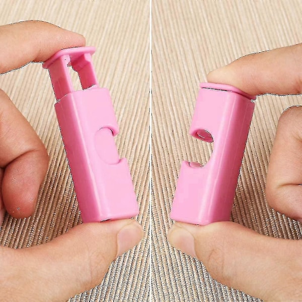 Brödpåseförslutningsklämmor, Glidsäkert Grepp Lätt att Klämma & Låsa, Blandade (blågrönrosa) 12-pack