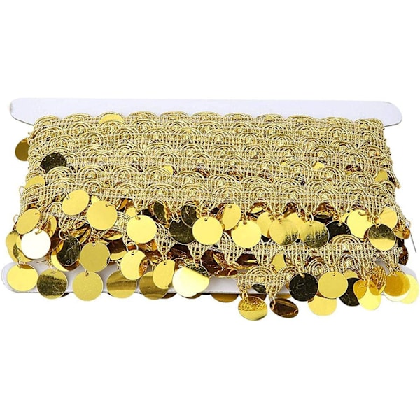Magdans Höftscarf, 10 Yards Magdans Tofs med Bling Paljetter Mynt, Magdans Kostym Tillbehör för Kvinnor