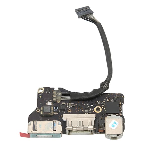 DC IN Jack IO Board PCB-materiale Utskiftbart USB IO-kort Erstatning for OS bærbar PC A1466 for MD761 2013 til 2015