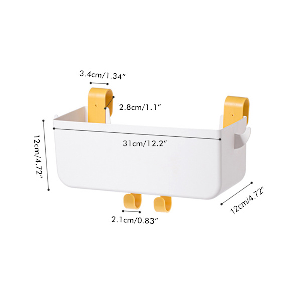 Seng Organizer Plast Sengeside Opbevaring Hængende Kurv Seng Bord Hylde Kurv Rack Organizer