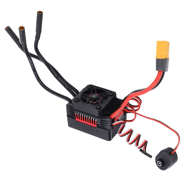 V2 RC Vanntett 45A ESC Børsteløs ESC Elektrisk Fartskontroller for 1/10 RC Bil Oppgraderingsdeler