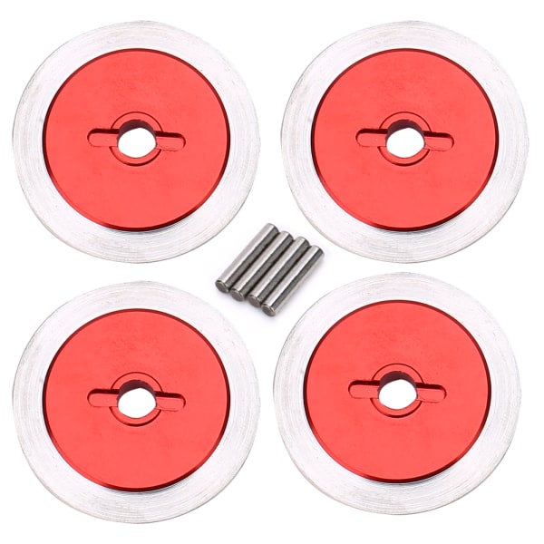 Metalliset jarrulevysarjat Simulaatiosisustustarvikkeet, jotka sopivat Sakura D4 HSP 94123 1:10 -malliin autoRed