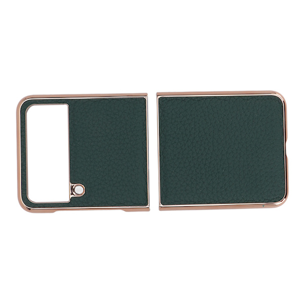 Phone case Lyxig Nano-plätering Stötsäker reptålig Cover för Samsung för Galaxy Z Flip4 Grön