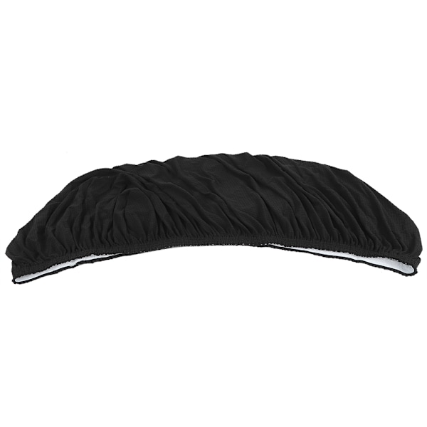 Vandtæt Polyester Sofa Sædebetræk Vaskbart Åndbart Slipcover Hjemmemøbelbeskytter Sort 3 Sæder