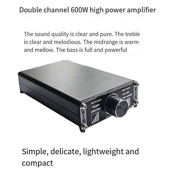 Opgraderet TPA3255 Feber-Grade HIFI Digital Effektforstærker Board 300Wx2