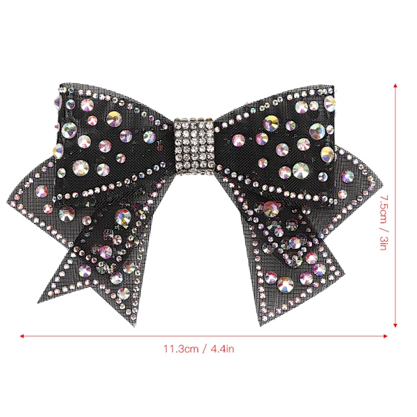 Elegant Crystal Shoe Clip Bowknot dekorationssats för klackar, kläder och väskor