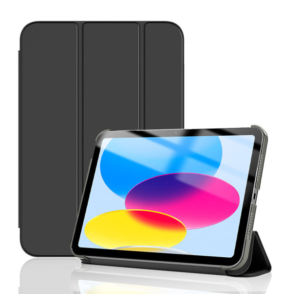 Cover för IOS Tablet 10 till 10,9 tum stark magnet Intelligent Hibernation Frostat PU-läder case