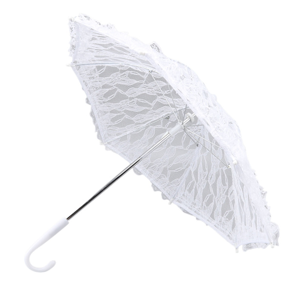 White lace umbrella