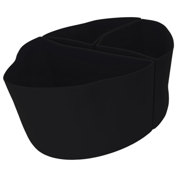 3 i 1 Slow Cooker Liner 6QT Silikone Gryde Inddeler Nem at Rengøre Slow Cooker Tilbehør Madlavning Liner til Hjem Restaurant Sort
