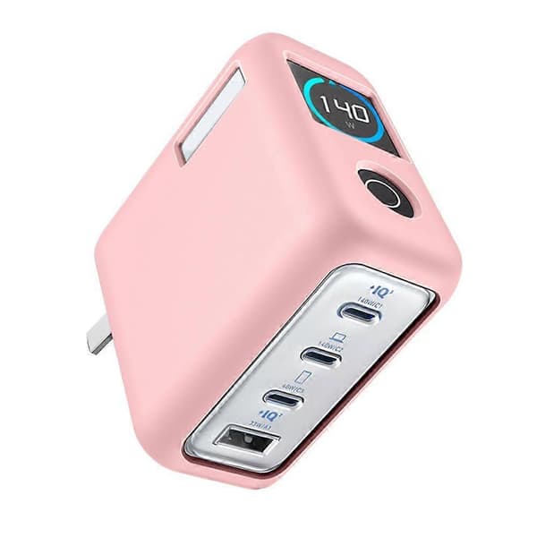 Easy-to-use protective case suitable for Anker Zolo 140W charger dustproof case professional grade Pink red