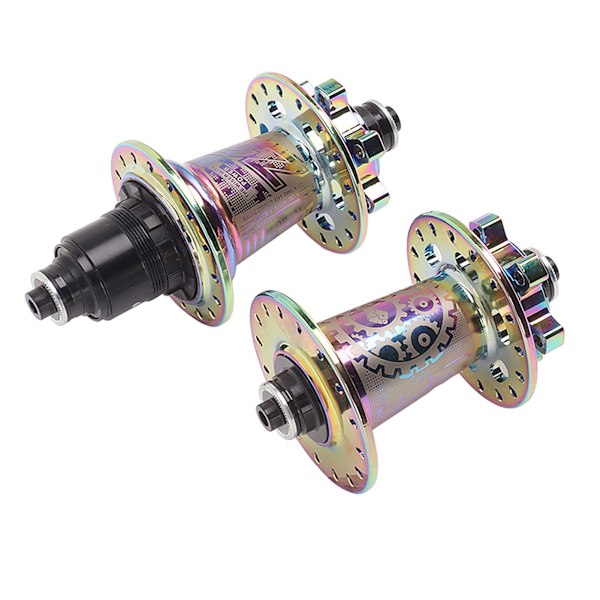 32-håls bromsnav med snabbkoppling, 6 kullager, 72 klick, 8-13 hastigheter, aluminiumlegering, mountainbike-skiva för cykling, färgglad