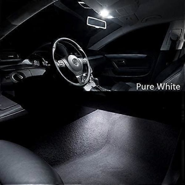 10 kpl 31mm 2835 SMD LED-polttimoita Superkirkas valkoinen korvaus autojen LED-valoille Kattokartta Lukeminen Rekisterikilven valot