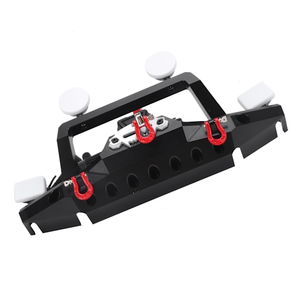Frontfanger med LED-lys Elektrisk vinsj og kontroller for Traxxas TRX4/Axial Scx10 II