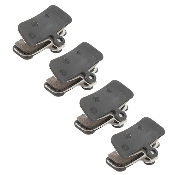 4 st/set Resinbromsbelägg Semi Metal Värmebeständighet Cykelskivbromsbelägg Ersättning för Mountainbike MS02F
