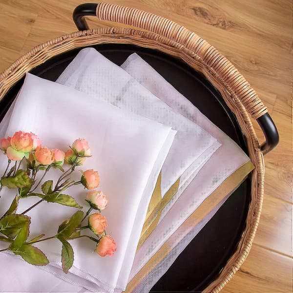 2 stykker håndtegnede blomsterprint stuegardiner bredde 150 cm (højde 175 cm, orange)