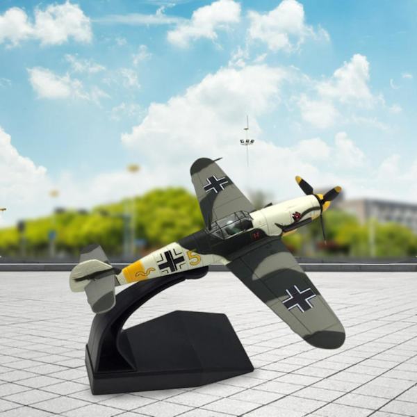 1:72 Skala Jaktplan Diecast Jaktplansmodell Leksak för Skrivbord