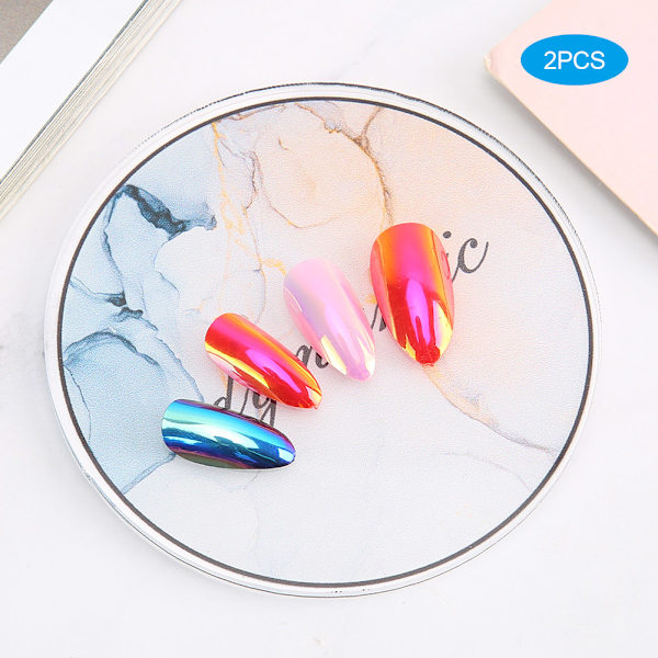 Nail Art Plade Display Stand Practice Display Neglepolering Blanding Manicure Maling PlateRund