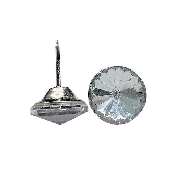 Rhinestone Syknapper Sett med 60 for Polstring Sofa Veggdekorasjon 22mm