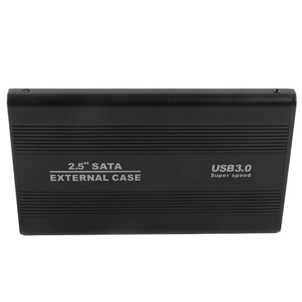 Harddiskkabinet 2,5 tommer 4 TB LED-indikation Aluminiumshus Hot Swappable 5 Gbps USB 3.0 Port Ekstern HDD-etui Sort
