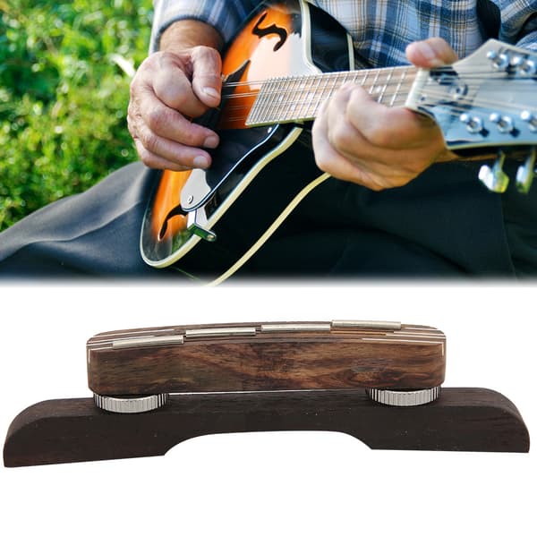 Gitarrstall Rosenträ 4-strängar Delikat Mandolin Musikinstrument Tillbehör Rosfärg