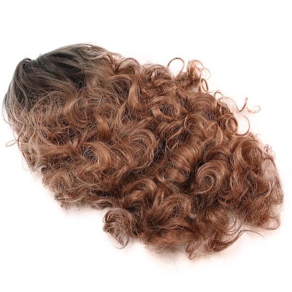 Kvinnors peruker lång lockig blond gradient värmebeständig fiberhårdel dam cosplay peruk