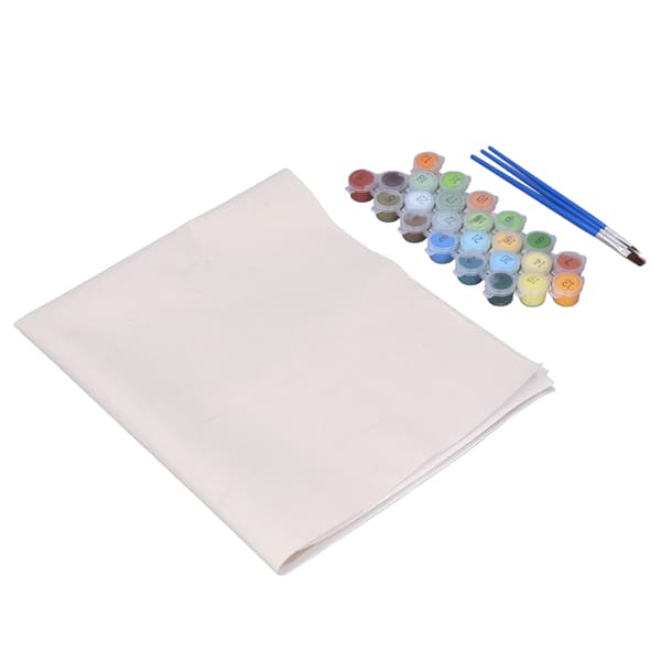 Måla efter nummer HD Canvas Solrosmönster Säker Luktfri DIY Handmålad 40x50cm Ramlös Oljemålning