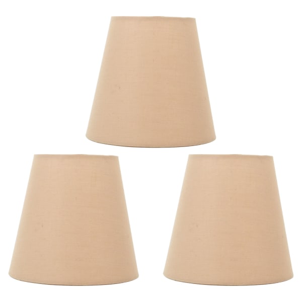 3 st tyglampskärmar innovativ E14 interventionsmodell modern tyglampskärm dammskydd för sovrum sängbord khaki
