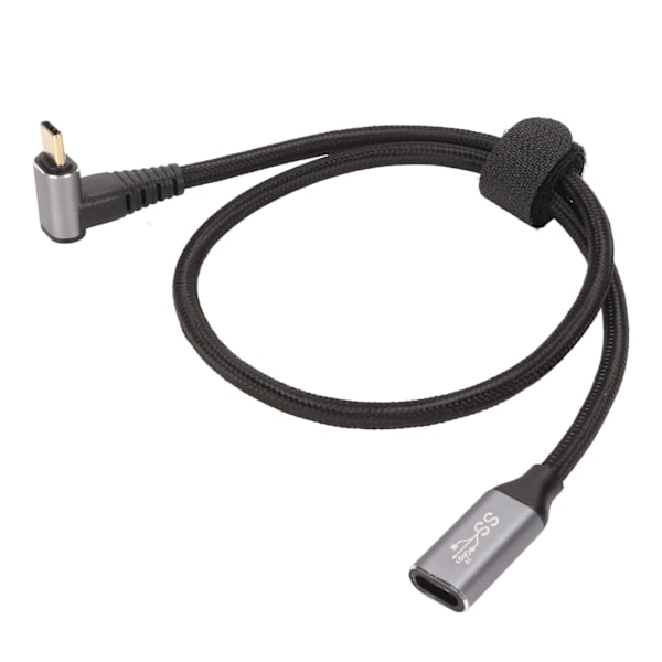 USB C 3.1 hann-til-hun-kabel PD100W Hurtiglading 10Gbps 4K ved 60Hz USB C-ladekabel for Steam Deck-spillkonsoller 50cm/19.7in