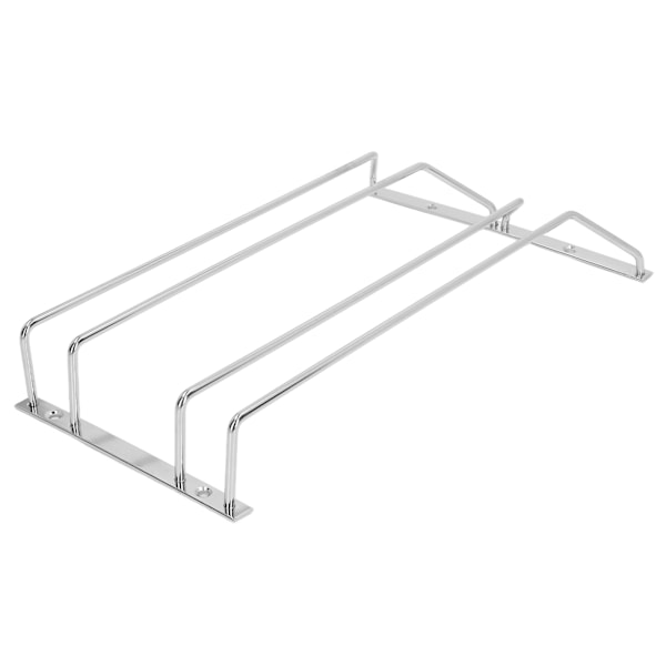 Rustfritt stål dobbel rad vinglass stammeholder henger stammeholder under skapM