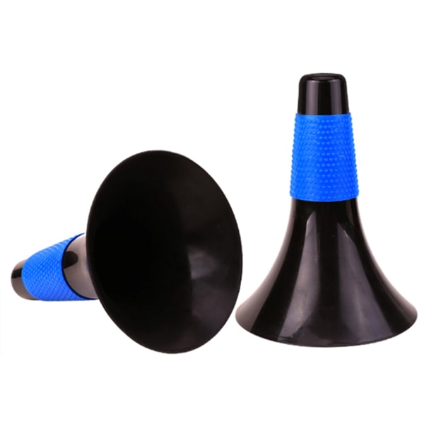 Cone Soccer Barrier Marker Holder Fodboldkurv Skøjtetræningsudstyr (blå sort)